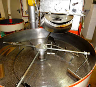 Luftkühlung des gerösteten Kaffees