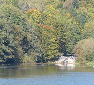 Wasserterrasse im Blick