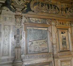 Das Jagdintarsienzimmer in der Veste Coburg