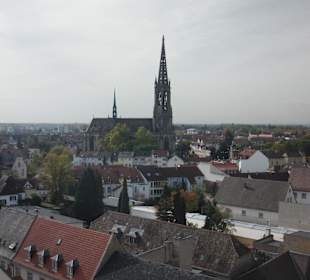 Die Gedächtniskirche im Hintergrund