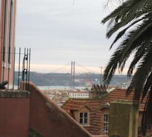 Ausblick bis zur Brücke des 25. April