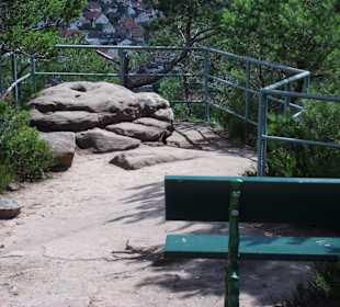 Ruheflächen und Ausblick