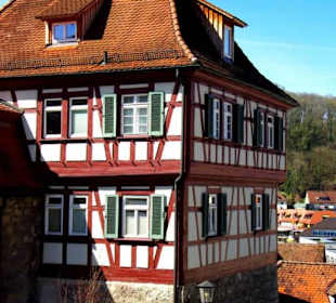 Oberhalb der Altstadt Fachwerk pur