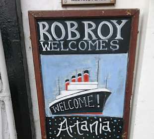 Welcomes für unser Schiff.