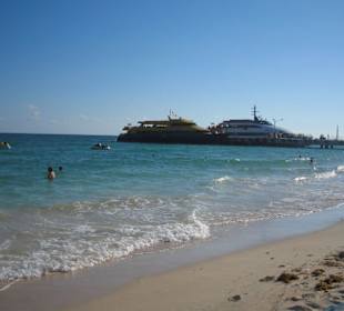 Fähranlegestelle in Playa del Carmen 