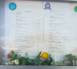 Die Speisekarte