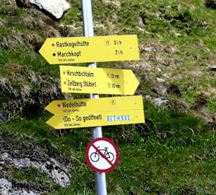 Wandern ist hier noch nicht möglich, leider ! 