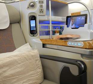 Emirates Airbus A 380, Business Class