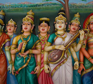 W hinduskiej swiatyni