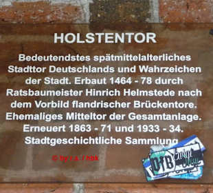 Infotafel zum Holstentor