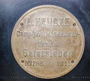 Detail Heucke Dampfpflug-Lokomotive Baujahr 1911