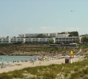 Blick auf Beachclub