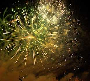 Das Abschlussfeuerwerk im Bild