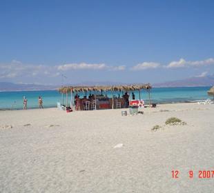 Der Strand von Chrissi Island