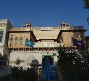 Alte verzierte Häuser in Mandawa