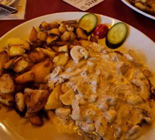 Schweineschnitzel mit Champignons