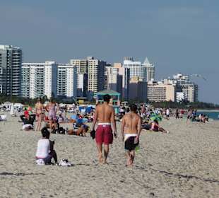 Strand am Wochenende