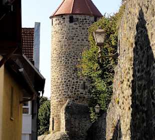 In die Stadtmauer integrierter Wachturm