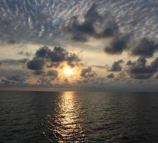 Sonnenuntergang auf dem Naples Pier
