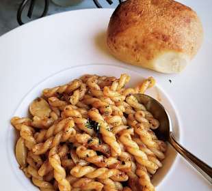 Knoblauch mit Pasta