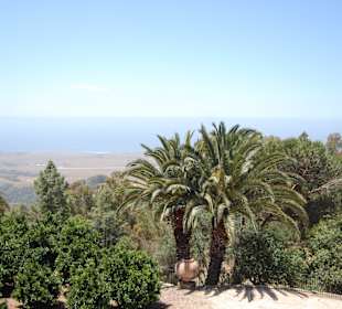 Die Aussicht vom Hearst Castle