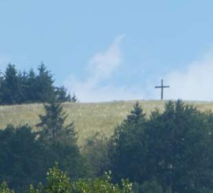 Blick hoch zur Platzer Kuppe