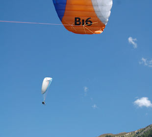 Passagierflug Klosters Sommer