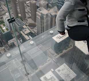On the ledge Willis Tower