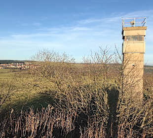 Ehemalige deutsche Zonengrenze, 2 km Luftlinie vom Hotel