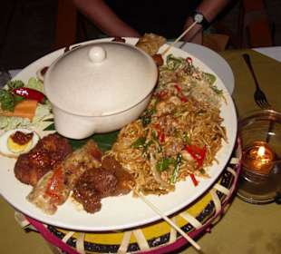 Indonesien Set Menu im Restaurant Casablanca