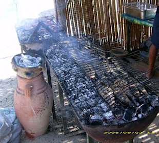 Barbecue auf der Insel