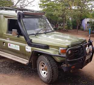 Unser Jeep, nicht mehr ganz neu, aber "rough"