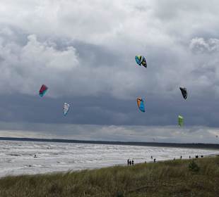 Kitesurfer im Tromper Wiek vor Breege