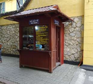 Ticketverkauf für Gegängnismuseum