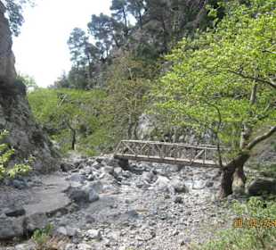Manchmal musst mann in die Flussbett gehen