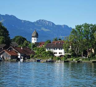 Die Fraueninsel von der Wasserseite