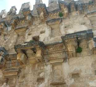 Auftritt vom Bühnenhaus aus