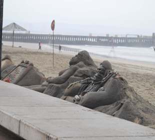 Kunstwerke aus Sand