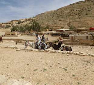 Die Pferde bringen einen nur 500m weit