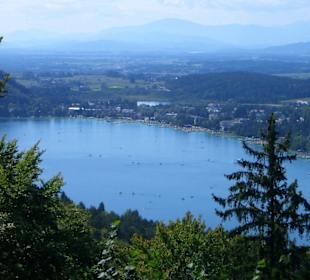 Der Klopeiner See in ca. 6 km Entfernung