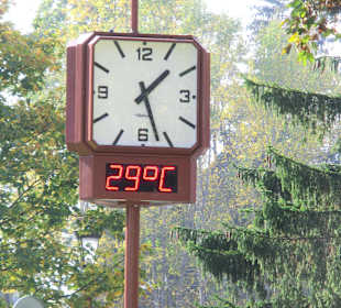 So warm wars im Oktober 2014 in Spinlermühle