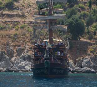 Alanya, Küste um die Burg