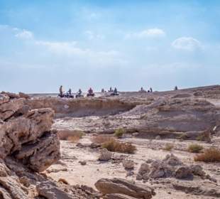 Travel across superb desert landscape