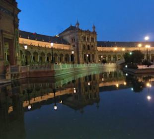 Plaza de Espana bei Nacht