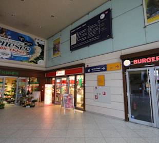 Geschäfte im Hauptbahnhof