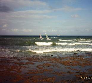 Surfer am Playa del Medano