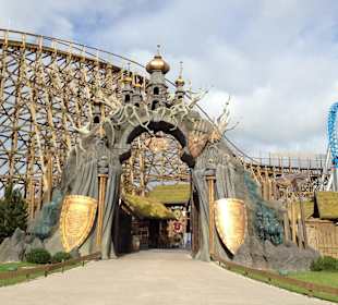 Eingang Holzachterbahn