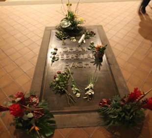 Grabplatte von J. S. Bach