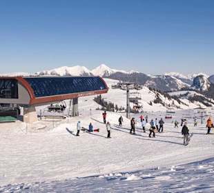 Schifahren auf der Loferer Alm