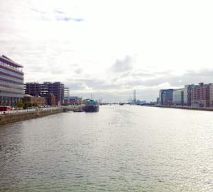 Aussicht von der Brücke Richtung Osten